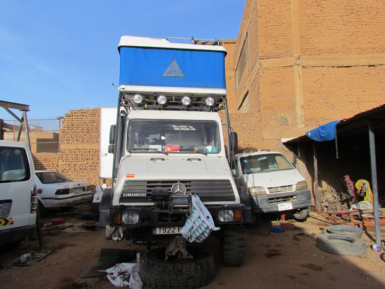 nuestro taller improvisado